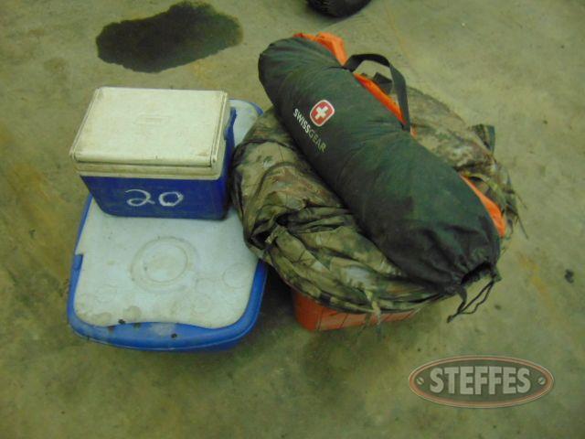 Tent, ground blind, (3) coolers,_1.jpg